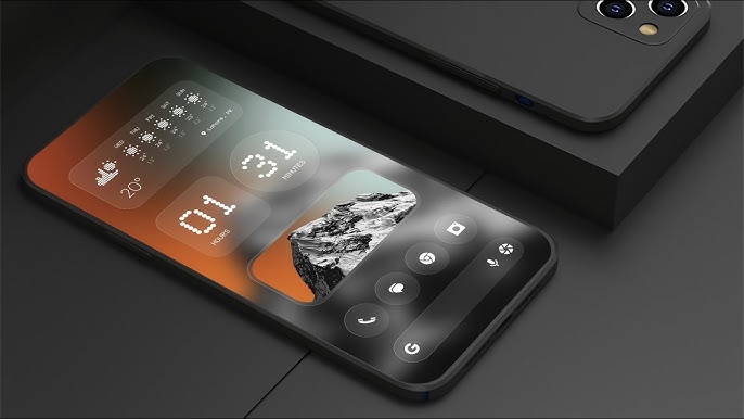 Transparent Mobile Launcher for Android : Stylish and futuristic home screen experience