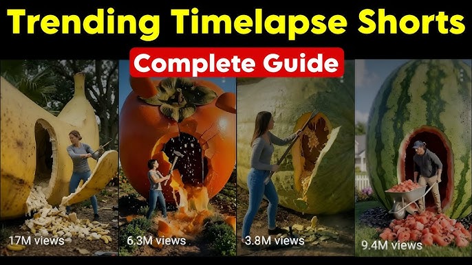 AI Fruit Home Renovation Timelapse Shorts Prompts